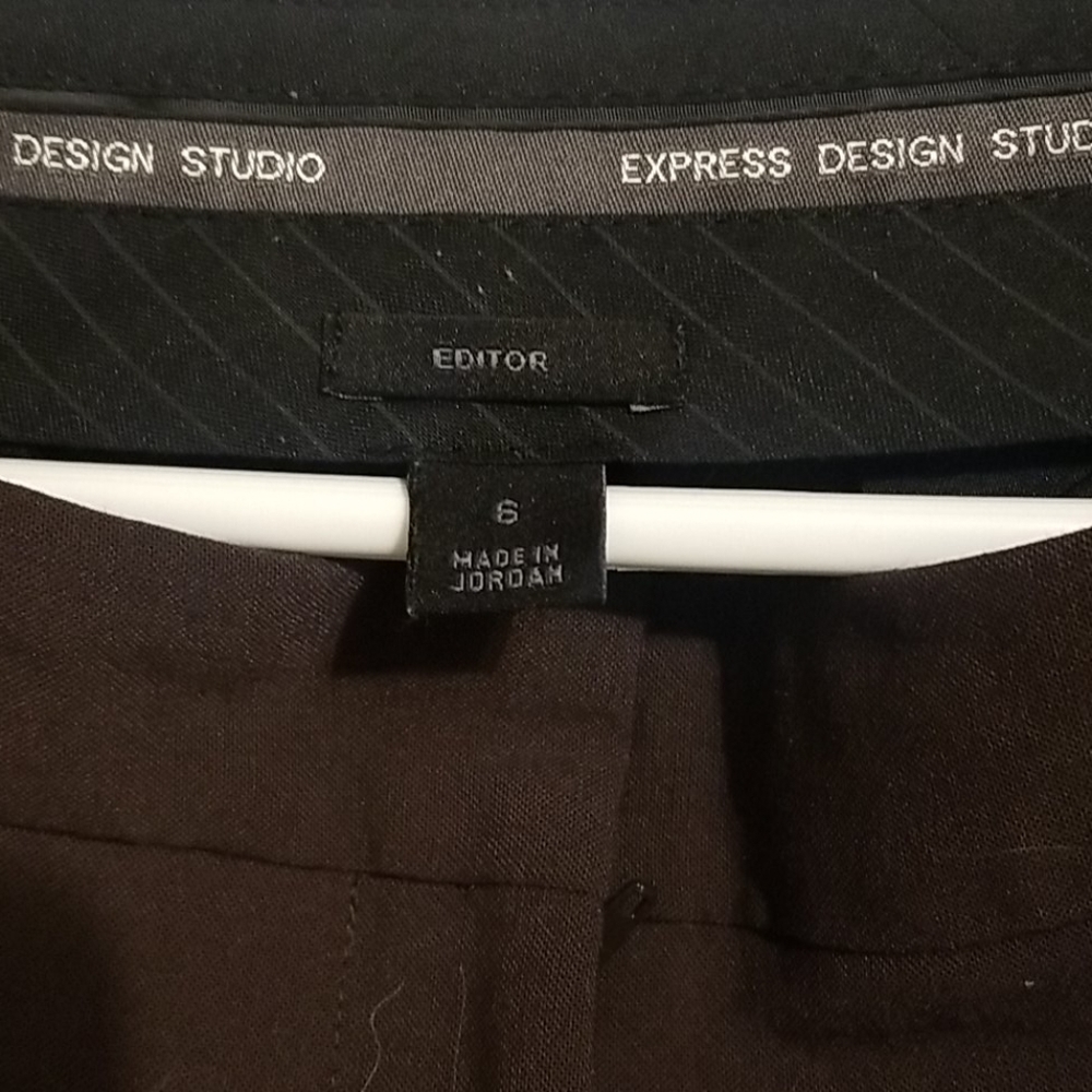 B20-EXPRESS STUDIO: SIZE 6- BROWN DRESS PANTS - Picture 2 of 3